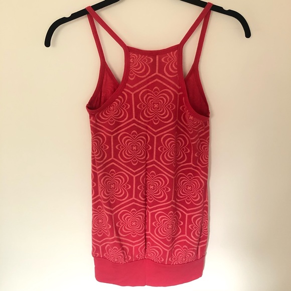 Garage Patterned Racer Back Tank - Picture 2 of 4